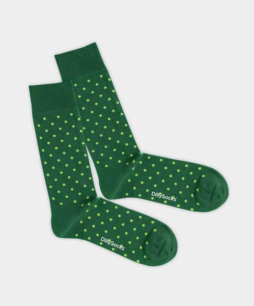 DillySocks Tiny Lawn Dots