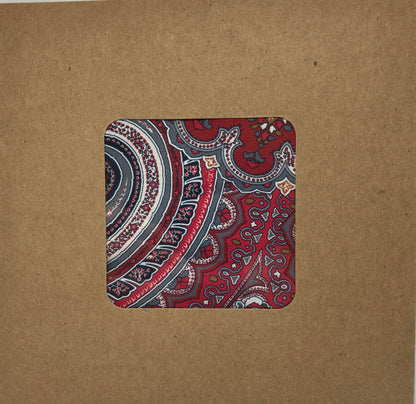 Pochette rot/grau